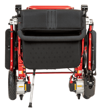 Geo Cruiser™ EX Red  Folded ( Back) - Pathway Mobility Geo Cruiser™ By Explorer Mobility | Wheelchair Liberty 