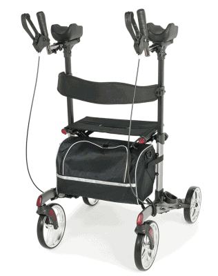 Graphite - Lumex Gaitster Forearm Rollator By Graham Field | Wheelchair Liberty