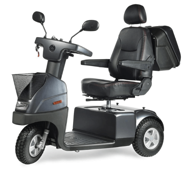 Grey - Afiscooter C3 3-Wheel Electric Scooter By Afikim | Wheelchair Liberty