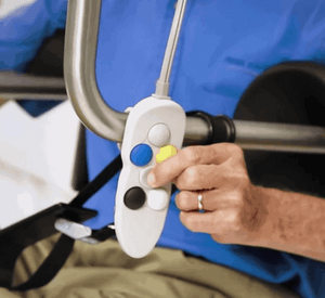 Hand Control - Independent Lifter Specialty Slings By Handicare | Wheelchair Liberty