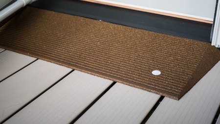 Hazelnut Brown - TRANSITIONS® Angled Entry Mats by EZ-ACCESS® | Wheelchair Liberty