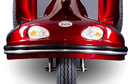 Headlights And Front Bumper - Enduro XL3 3-Wheel Electric Scooter by Shoprider | Wheelchair Liberty