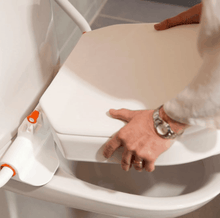 Hi-Loo Fixed Toilet Seat Raiser Snap Lock Feature