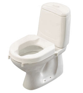 Hi-Loo Toilet Seat Raiser with Brackets 6cm