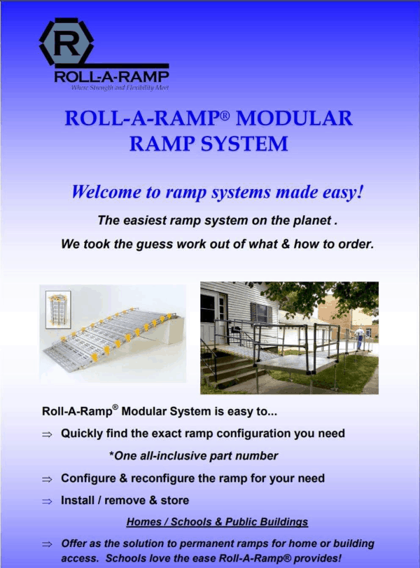 Home and Modular Wheelchair and Scooter Ramps by Roll-A-Ramp