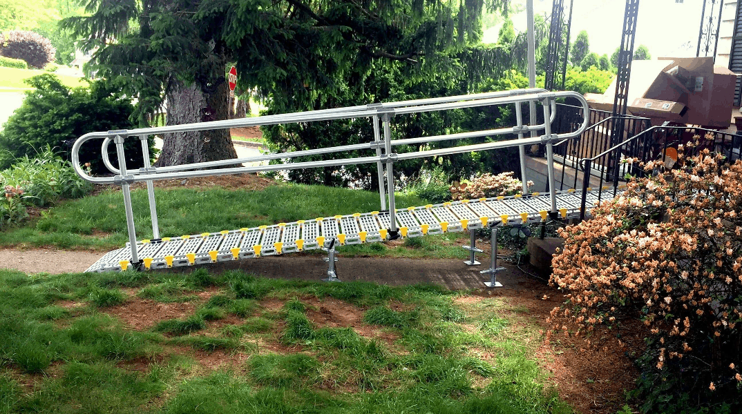 Small Rolling Ramp Home and Modular Access Ramps by Roll-A-Ramp | Wheelchair Liberty