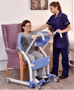 Hoyer® Up Sit-to-Stand Patient Transfer Lift - Carer Use 1 - by Joerns | Wheelchair Liberty