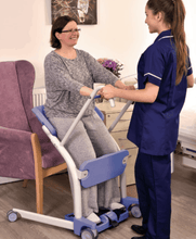 Hoyer® Up Sit-to-Stand Patient Transfer Lift - Carer Use 3 - by Joerns | Wheelchair Liberty