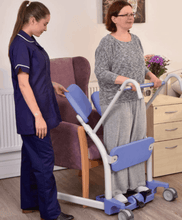 Hoyer® Up Sit-to-Stand Patient Transfer Lift - Carer Use 4 - by Joerns | Wheelchair Liberty