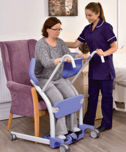Hoyer® Up Sit-to-Stand Patient Transfer Lift - Carer Use 2 - by Joerns | Wheelchair Liberty