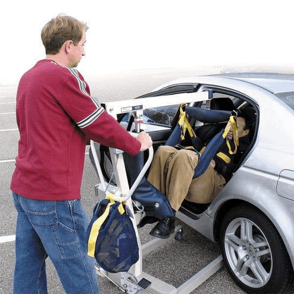 In Use - Medcare Car Extractor Mobile Lifts By Handicare | Wheelchair Liberty