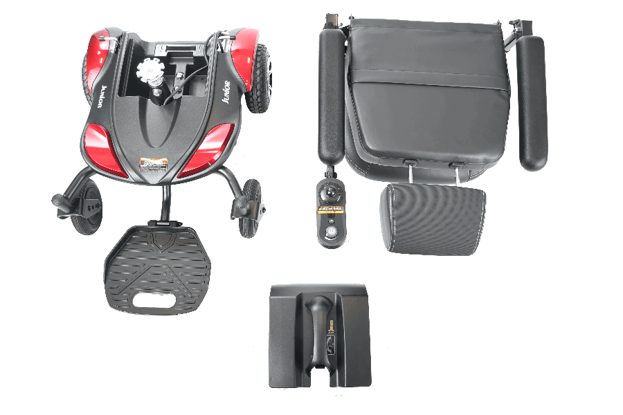 Junior Lightweight Power Wheelchair P320 - Disassembled - by Merits | Wheelchair Liberty