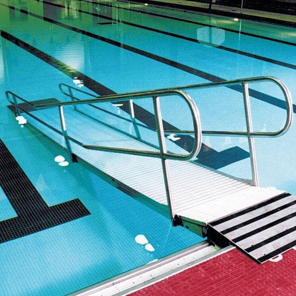 Kalispell ADA Comp. Pool Ramp | Spectrum Aquatics | Wheelchair Liberty