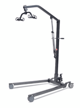 Lumex LF1030 Manual Hydraulic Patient Lift - With Foot Pedal Silver Left Side -  by Graham Field | Wheelchair Liberty