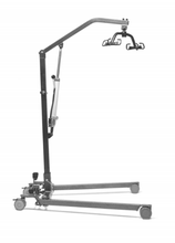 Lumex LF1030 Manual Hydraulic Patient Lift - With Foot Pedal Silver Right Side -  by Graham Field | Wheelchair Liberty