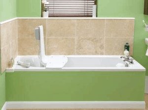 Lumex Splash™ Bath Lift - On Tub | by Graham Field | Wheelchair Liberty