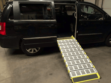 On Vas Side Door - Manual Folding Van / Vehicle Ramp by Roll-A-Ramp | Wheelchair Liberty