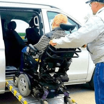 Manual Folding Van / Vehicle Ramp by Roll-A-Ramp | Wheelchair Liberty