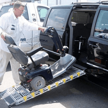 Used For Scooter - Manual Folding Van / Vehicle Ramp by Roll-A-Ramp | Wheelchair Liberty