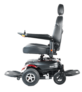 Left Side View - Dualer Compact FWD/RWD Power Wheelchair P312 By Merits | Wheelchair Liberty