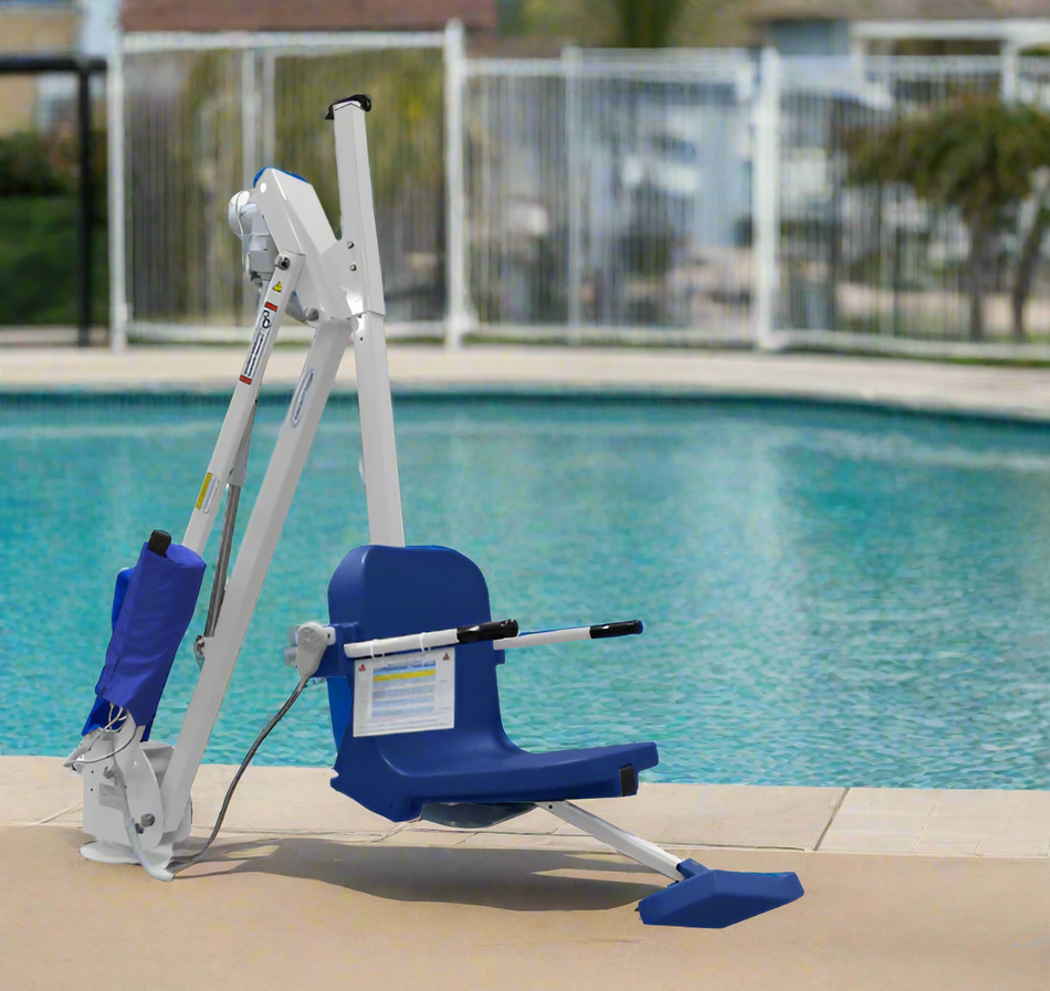 Mighty 400 Powered Pool Lift ADA Compliant by Aqua Creek | Wheelchair Liberty