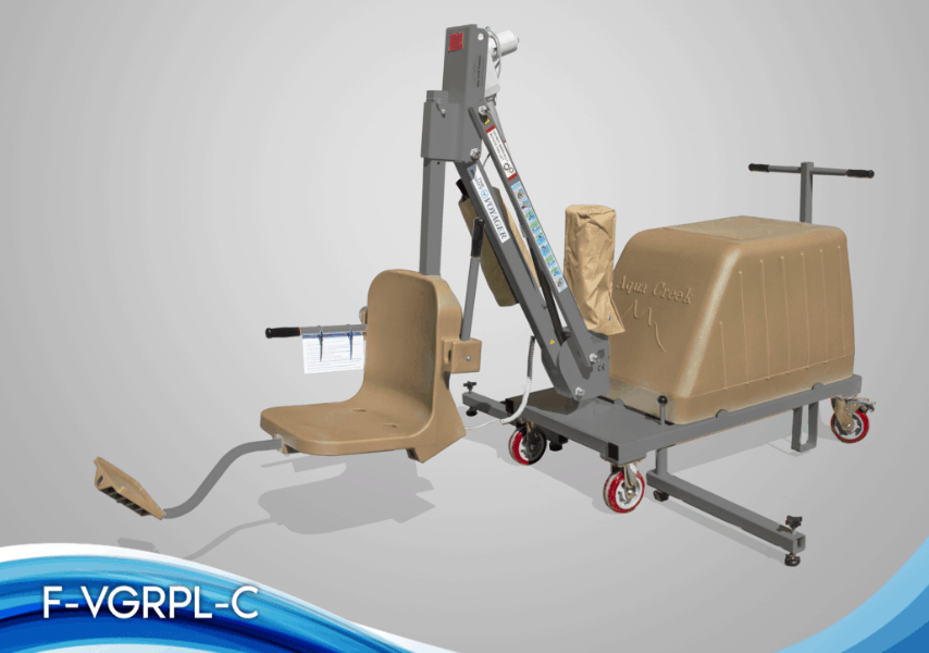 Custom Colors - Mighty Voyager Portable Pool Lift by Aqua Creek | Wheelchair Liberty
