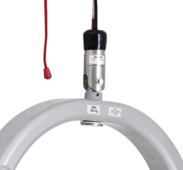 Molift Air 205 and 300 Patient Ceiling Lift - Lift Bar Connection