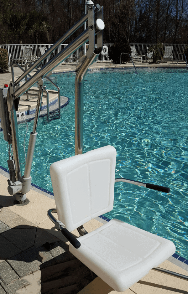 Spectrum Aquatics Motion Trek 350 ADA Pool Lift | Wheelchair Liberty