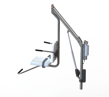 Motion Trek BP 400 ADA Compliant Pool - Side View -  by Spectrum Aquatics | Wheelchair Liberty