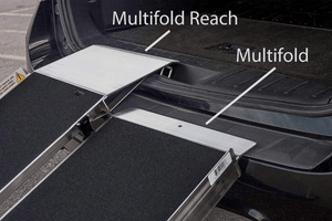 Multifold And Multifold Reach Difference - Multifold Reach Portable Entry or Van Ramp by PVI - Wheelchair Liberty