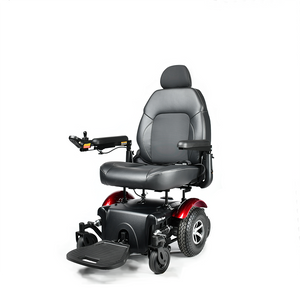Vision Super Mid-Wheel Bariatric Power Wheelchair P327 By Merits | Wheelchair Liberty