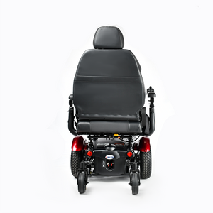 Back - Vision Super Mid-Wheel Bariatric Power Wheelchair P327 By Merits | Wheelchair Liberty