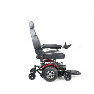 Left Side - Vision Super Mid-Wheel Bariatric Power Wheelchair P327 By Merits | Wheelchair Liberty