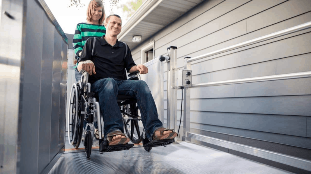 PASSPORT® Vertical Platform Lifts by EZ-ACCESS® - Carer Use | Wheelchair Liberty