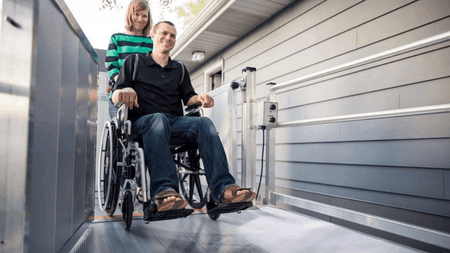 PASSPORT® Vertical Platform Lifts by EZ-ACCESS® - Carer Use | Wheelchair Liberty