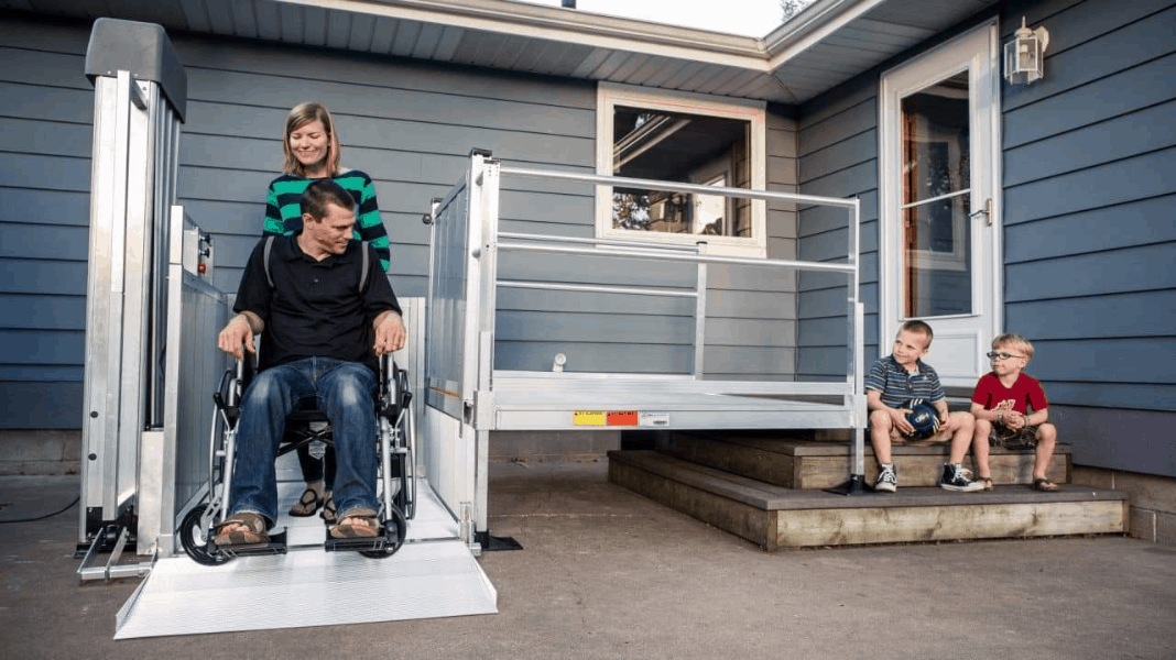 PASSPORT® Vertical Platform Lifts by EZ-ACCESS® - Family Use | Wheelchair Liberty