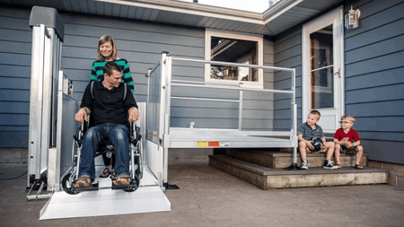 PASSPORT® Vertical Platform Lifts by EZ-ACCESS® - Family Use | Wheelchair Liberty