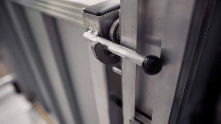 PASSPORT® Vertical Platform Lifts by EZ-ACCESS® - Gate Latch | Wheelchair Liberty