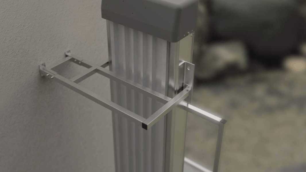PASSPORT® Vertical Platform Lifts by EZ-ACCESS® - Gate Mounted To Wall | Wheelchair Liberty