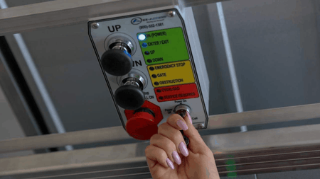 PASSPORT® Vertical Platform Lifts by EZ-ACCESS® - Key Power Switch | Wheelchair Liberty
