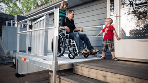 PASSPORT® Vertical Platform Lifts by EZ-ACCESS® - Ramp Lift For Stairs | Wheelchair Liberty
