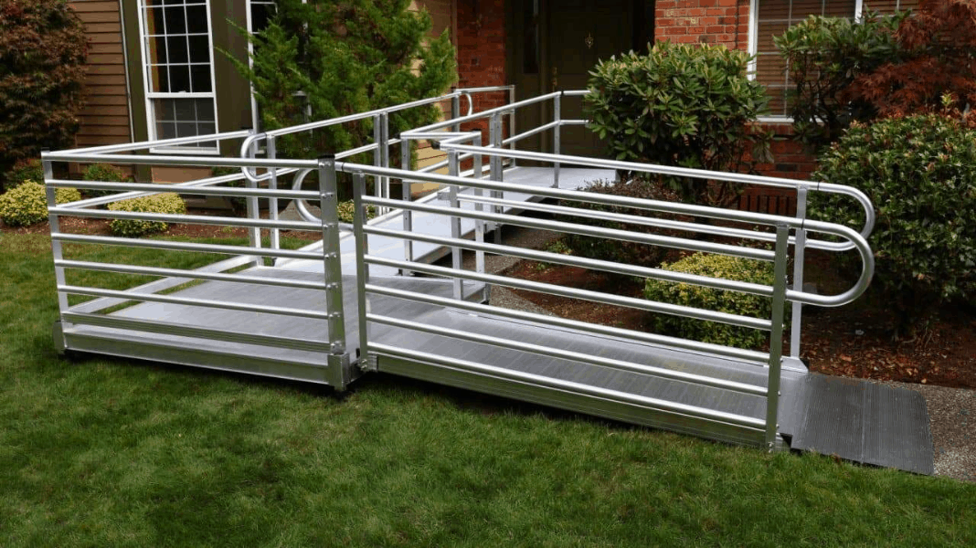 PATHWAY® 3G Modular Access System Wheelchair Ramp - L-Shape | Wheelchair Liberty 