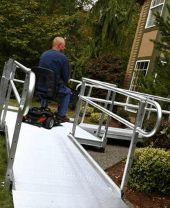 PATHWAY® 3G Modular Access System Wheelchair Ramp - Scooter on | Wheelchair Liberty 