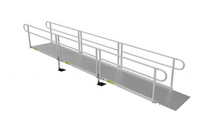 PATHWAY® 3G Modular Access System Wheelchair Ramp - Solid Metal Surface | Wheelchair Liberty 