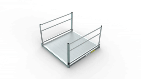 PATHWAY® 3G Modular Access System Wheelchair Ramp - Solid Metal Surface - | Wheelchair Liberty 