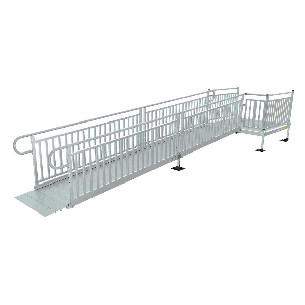 PATHWAY® 3G Modular Access System Wheelchair Ramp - Solid Surface ...