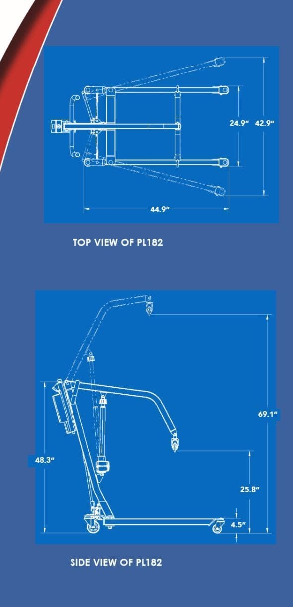 The BestLift™ PL182 | FULL BODY ELECTRIC PATIENT LIFT Best Care