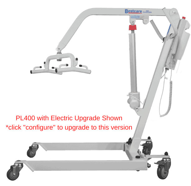 The BestLift™ PL400H| CONVERTIBLE HYDRAULIC PATIENT LIFT by Best