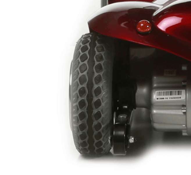 Anti-Tilt Wheels - Pioneer 2 S245 Electric Scooter by Merits | Wheelchair Liberty