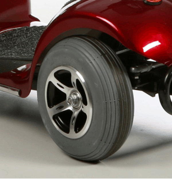 Front Wheels - Pioneer 2 S245 Electric Scooter by Merits | Wheelchair Liberty